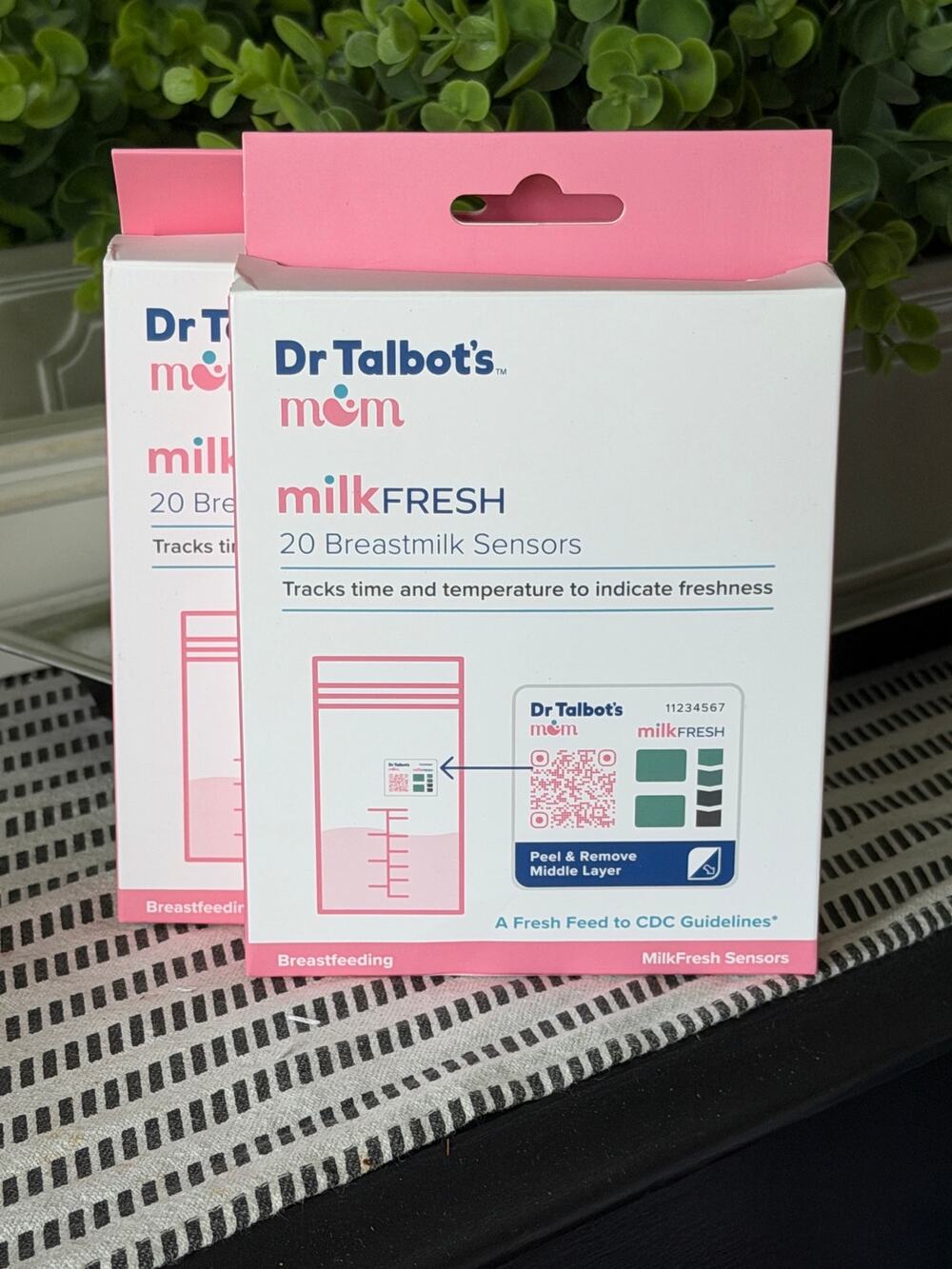 Dr. Talbot’s Mom MilkFresh Breastmilk Sensors 20 Count Lot of 2 Packs New